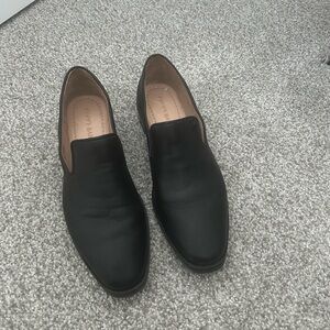 Black Leather Women’s Loafers
